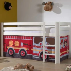 Feuerwehr Hochbett Kinder Uwida Kinder Kinderbetten|Kinderhochbetten