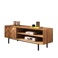 Flachstrecke Wohnzimmer Yalley Massivholz Tv Möbel