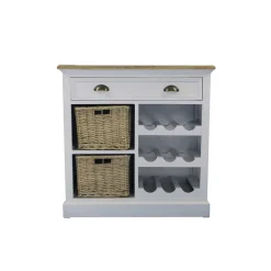 Outlet Flaschenkommode Tevez Massivholz Kommoden|Flurkommoden