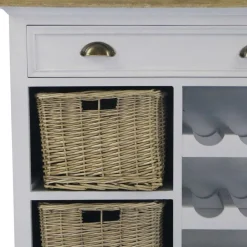 Outlet Flaschenkommode Tevez Massivholz Kommoden|Flurkommoden