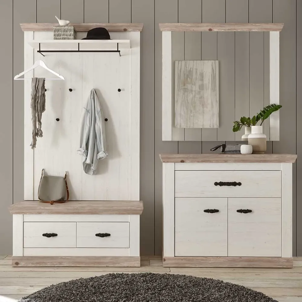 Discount Flurgarderobenset Flurencina Garderobensets