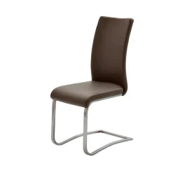 Freischwinger Emrucon Lederstühle|Freischwinger