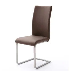 Clearance Freischwinger Servi Lederstühle|Freischwinger