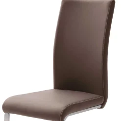 Clearance Freischwinger Servi Lederstühle|Freischwinger