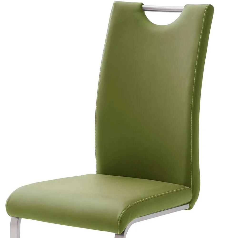 Discount Freischwingerstuhl Galini Lederstühle|Polsterstühle