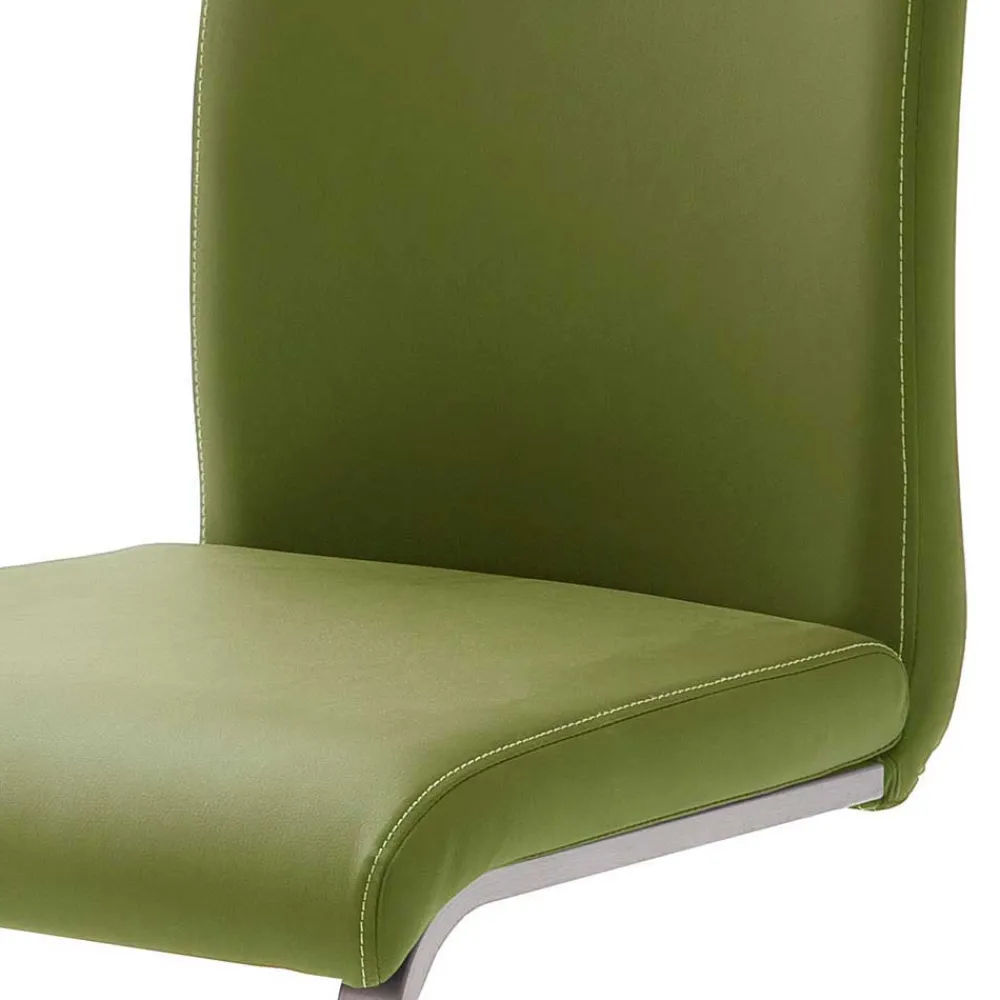 Discount Freischwingerstuhl Galini Lederstühle|Polsterstühle