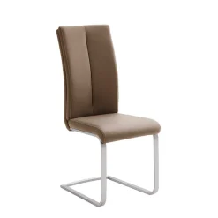 Clearance Freischwingerstuhl Karim Lederstühle|Freischwinger