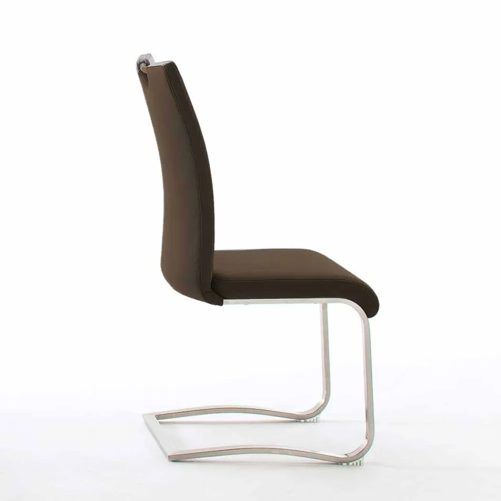 Sale Freischwingerstuhl Mallavi Lederstühle|Freischwinger