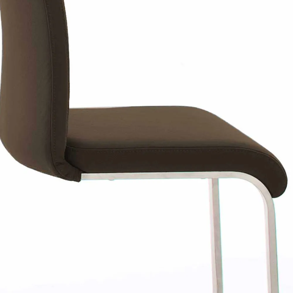 Sale Freischwingerstuhl Mallavi Lederstühle|Freischwinger