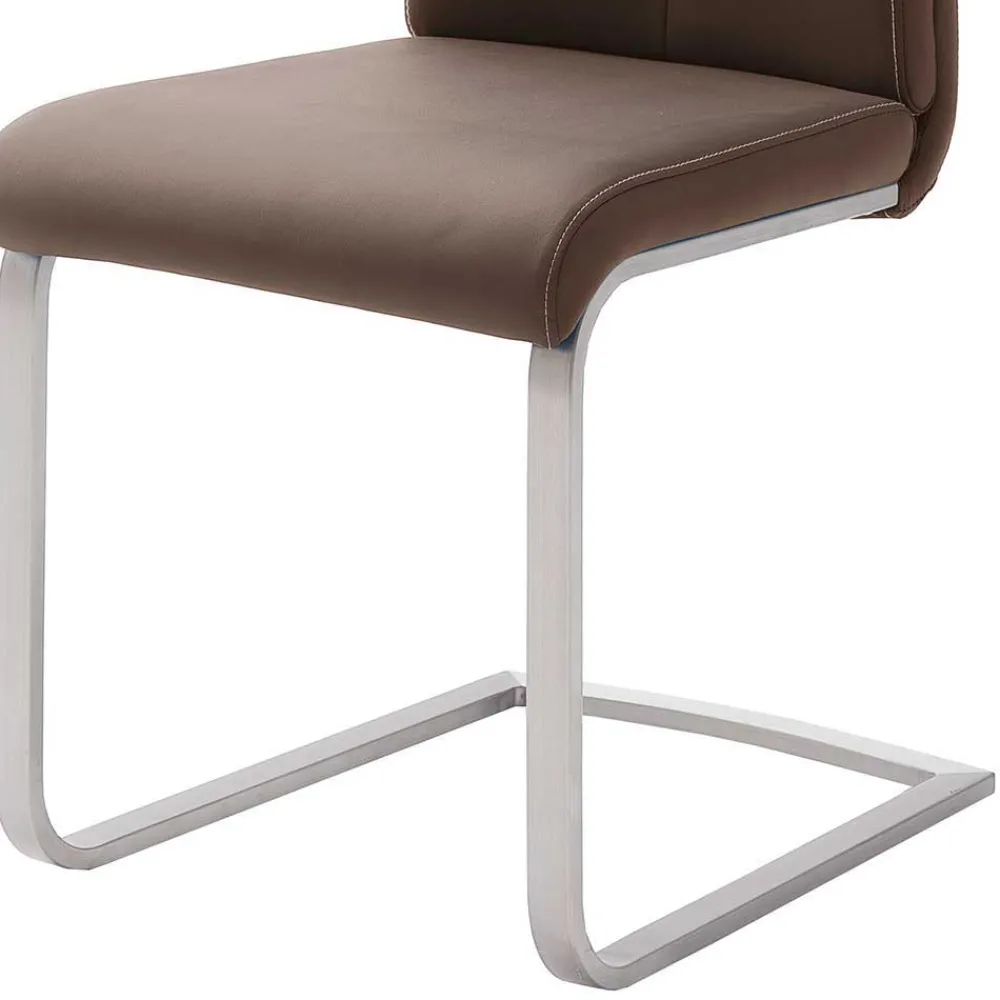 Sale Freischwingerstuhl Set Finlay Lederstühle|Freischwinger