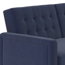 Hot Funktions Sofa Blau Ellos 3 Sitzer Sofa|Schlafsofas