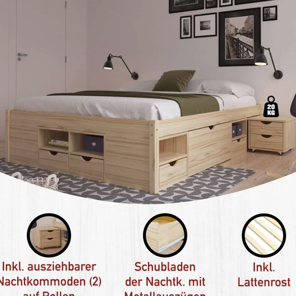 New Funktionsbett Wyola Komfortbetten|Jugendbetten