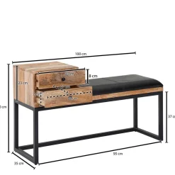 Garderobenbank Arhoca*Pharao24 Best