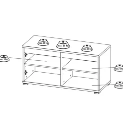 Clearance Garderobenbank Sveralda Küchenbank|Garderobenbänke
