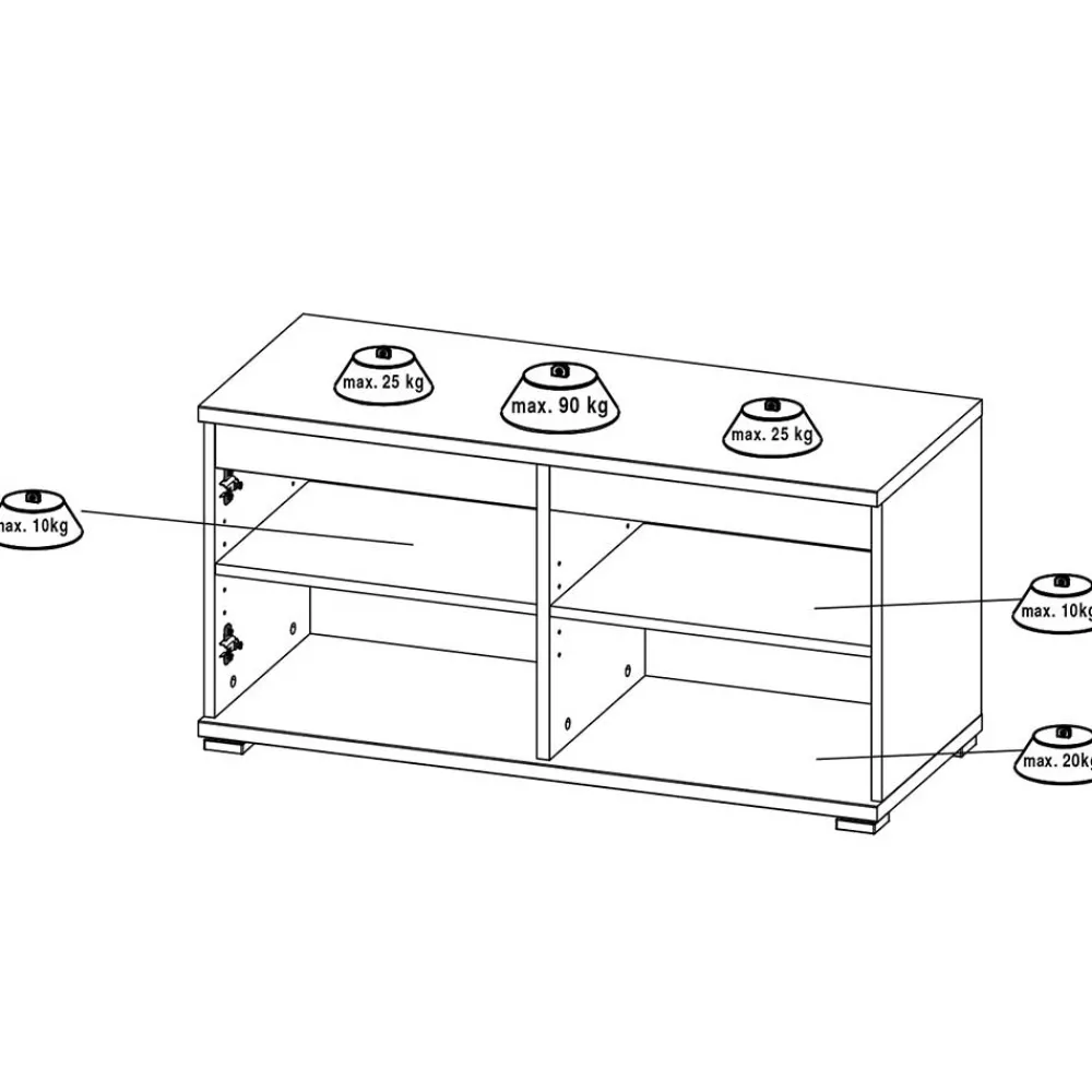 Clearance Garderobenbank Sveralda Küchenbank|Garderobenbänke