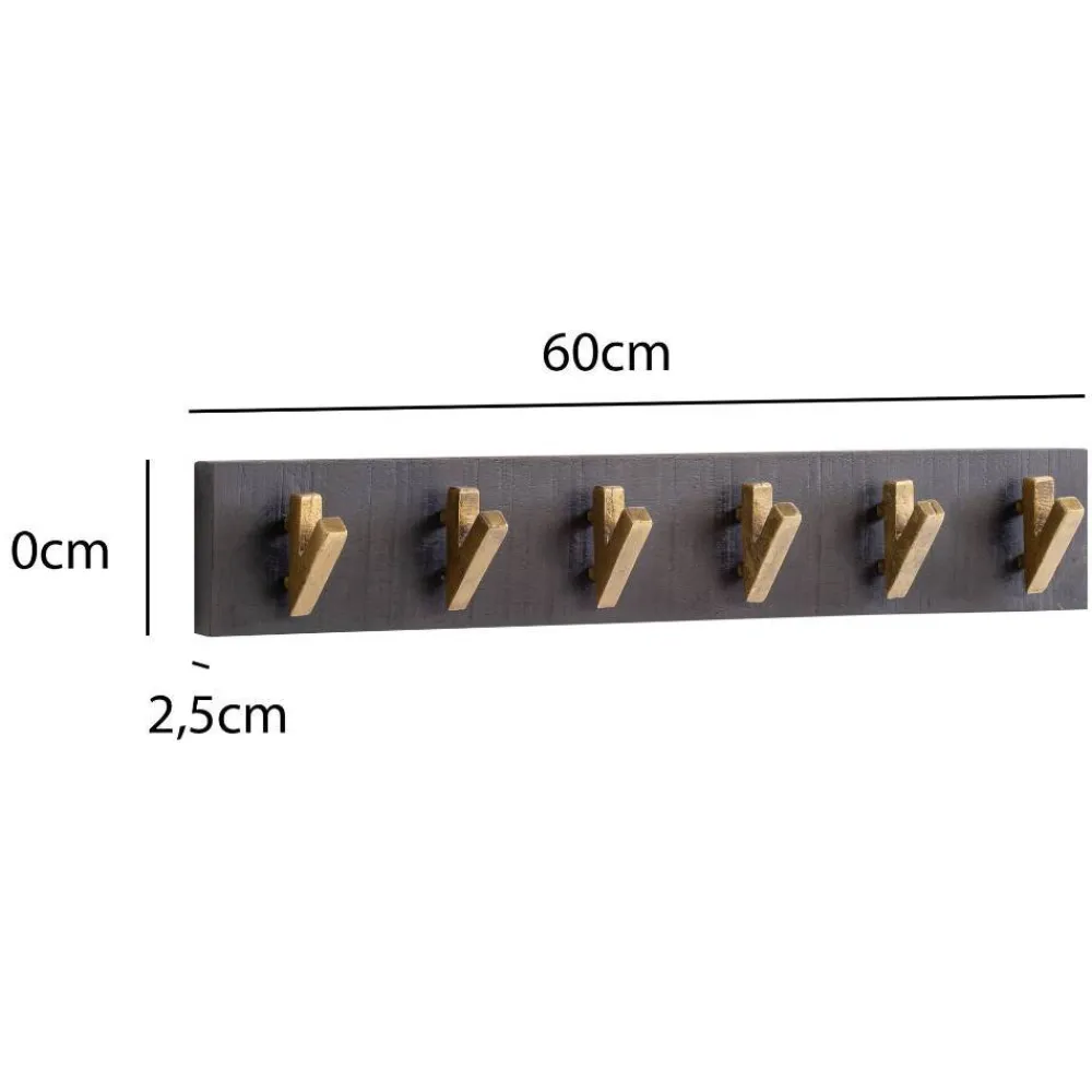 New Garderobenhakenleiste Mexico Wandgarderoben|Massivholz Garderoben