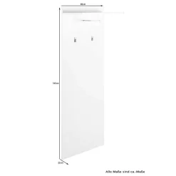 Garderobenpaneel Bastima Garderoben Paneele|Wandgarderoben