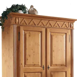 New Garderobenschrank Estetica Massivholzmöbel|Dielenschränke