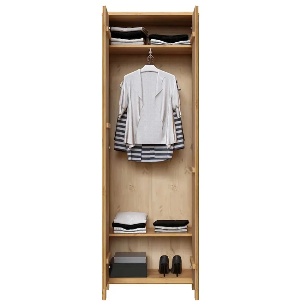 Garderobenschrank Lemcon Massivholz Schränke|Dielenschränke