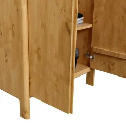 Garderobenschrank Lemcon Massivholz Schränke|Dielenschränke