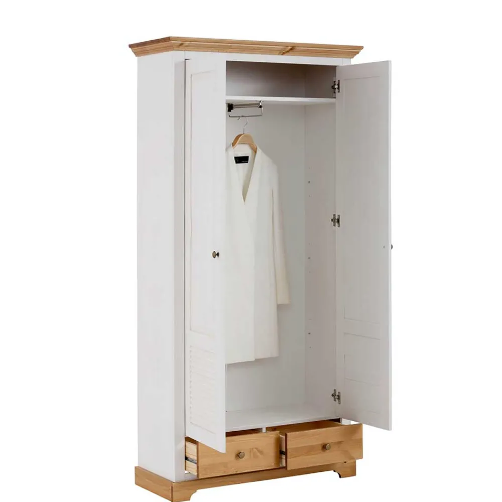 Best Garderobenschrank Lucris Massivholz Schränke|Dielenschränke