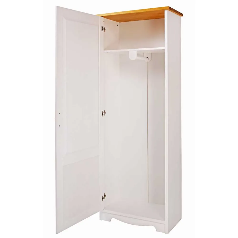 New Garderobenschrank Luizana Dielenschränke|Bauernschränke