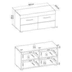 Garderobenschuhschrank Owenza*Pharao24 Hot