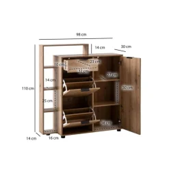 Garderobenschuhschrank Penzanca*Pharao24 Clearance