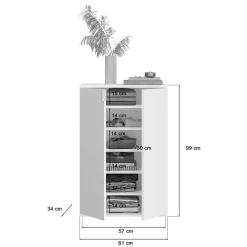 Garderobenschuhschrank Ridonner*Pharao24 New