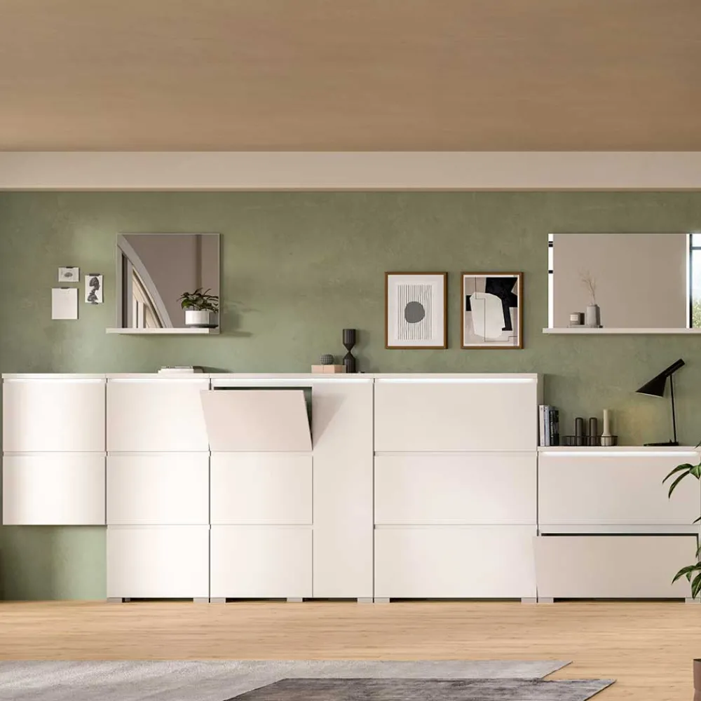 Hot Garderobenschuhschrank weiß Filicudio Schuhschränke