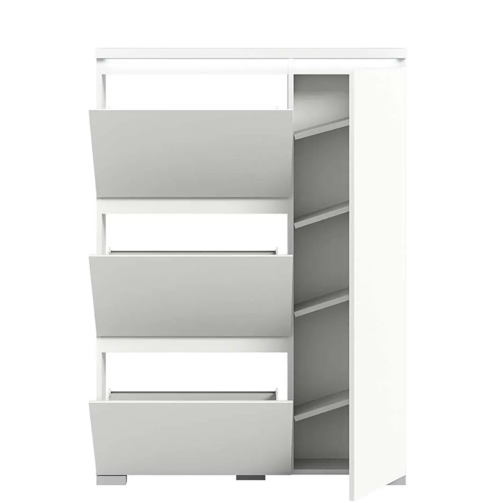 Hot Garderobenschuhschrank weiß Filicudio Schuhschränke