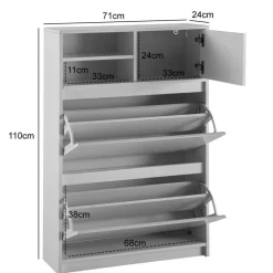 New Garderobenschuhschrank Zenna Schuhschränke