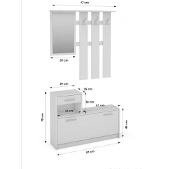 Garderobenset Flur Pluro*Pharao24 Discount