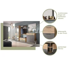 Clearance Garderobenspiegel mit Ablage Onlio Wandspiegel|Schlafzimmerspiegel