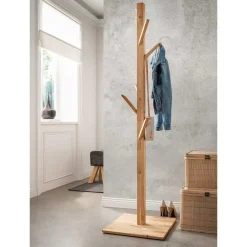 Online Garderobenständer Cafelonia Kleiderständer|Massivholz Garderoben