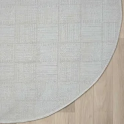 Clearance Gemusterter Teppich rund Rever Teppiche