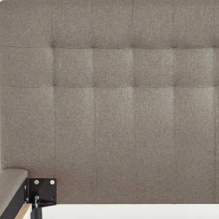 Gepolstertes Bett Hellbraun Olmidava*Pharao24 Hot