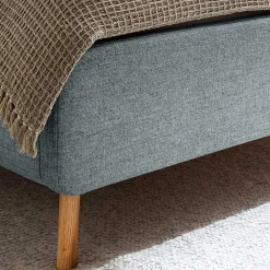 Clearance Gepolstertes Bett 140x200 cm Locks Doppelbetten|Funktionsbetten