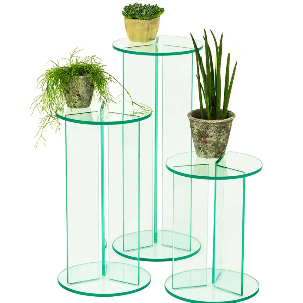 Discount Glas Blumenständer Chaplin Beistelltische|Telefontische