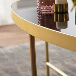 Outlet Glas Couchtisch Cassius Couchtische|Glastische