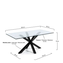 Discount Glas Esszimmertisch Sinta Küchentisch|Esstische