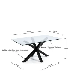Discount Glas Esszimmertisch Sinta Küchentisch|Esstische