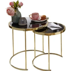 Outlet Glastisch Set Povendrid Glastische