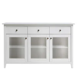 Clearance Glastüren Sideboard Brostian Küchenkommode|Wohnzimmerkommoden