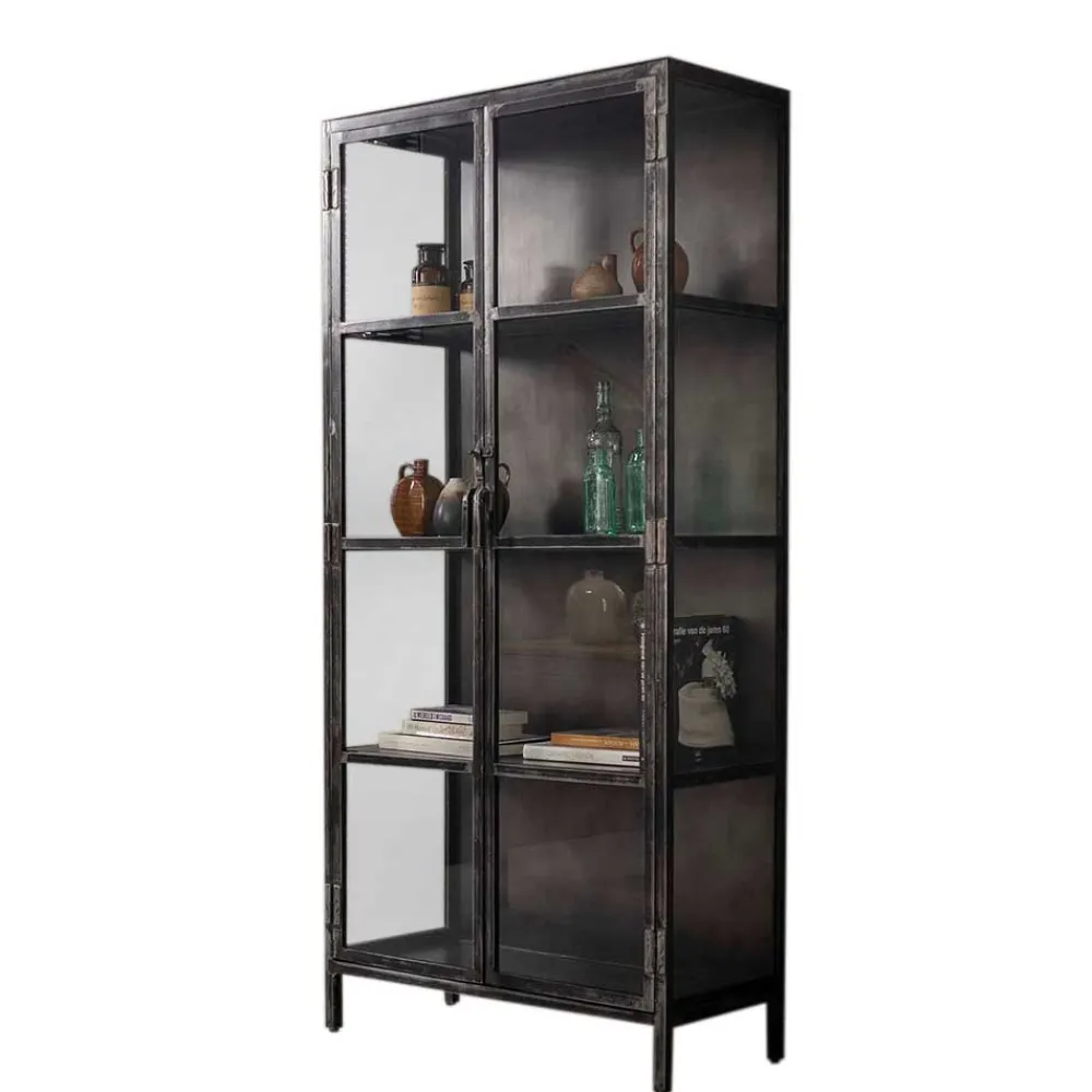Glasvitrine Feliz Wohnzimmerschrank|Vitrinenschrank