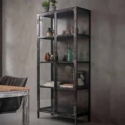 Glasvitrine Feliz Wohnzimmerschrank|Vitrinenschrank