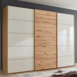 Gleittürenschrank Viramiru Schiebetürenschränke|Massivholz Kleiderschränke