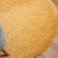 Goldgelber Shaggy Teppich Merka*Pharao24 Sale