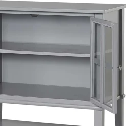 Graue Vitrine Lino*Pharao24