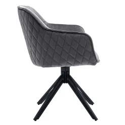 Grauer Armlehnstuhl Lienz Küchenstühle|Esszimmerstühle